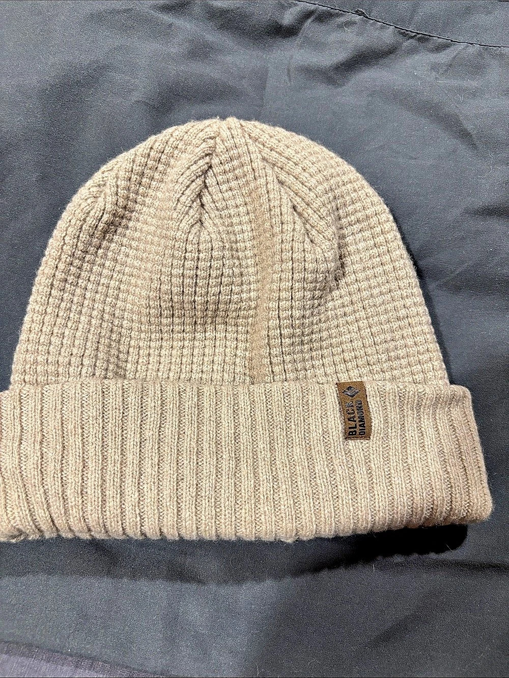 BLACK DIAMOND Double Waffle Beanie Beige
